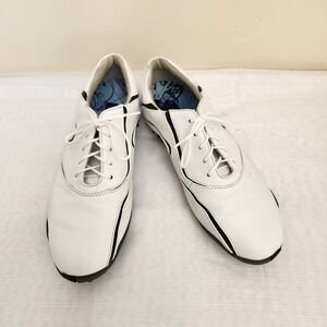 Foot Joy Lo Pro Collection Golf Shoes Women's 7.5 White Black Accent Sports